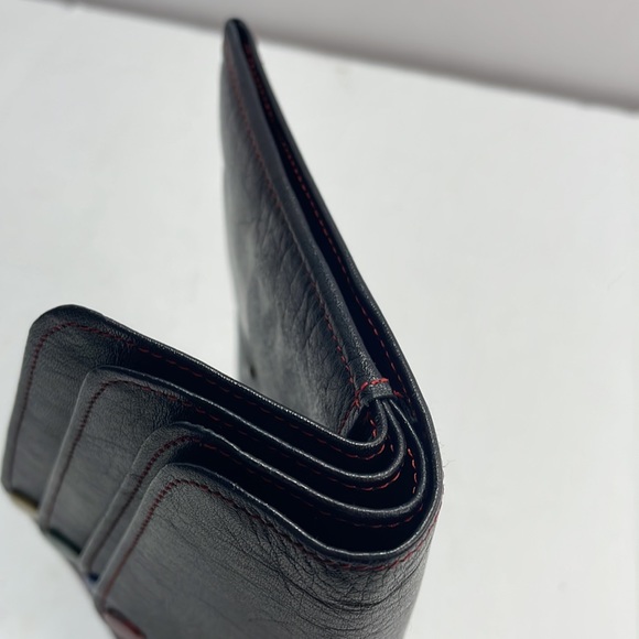 Authentic vintage CHRISTIAN DIOR multi snap black leather wallet with COA - Picture 12 of 12